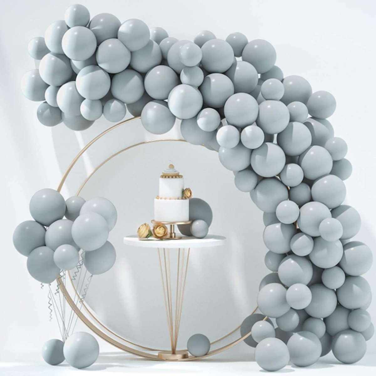 Ballons Macaron en Latex de 10 Pouces, 40/50 Pièces, 256 Globos, pour Anniversaire, Nouvel An, Mariage, ixPréChristophe, Noël, Thanksgiving: vert clair / X