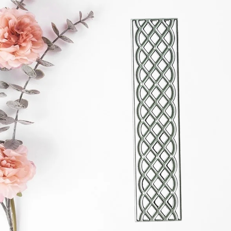 Exquisite Sector Grid Stencils Rectangle Cutting Dies Stencil Embossing Knife Mould Template Scrapbooking Decorations