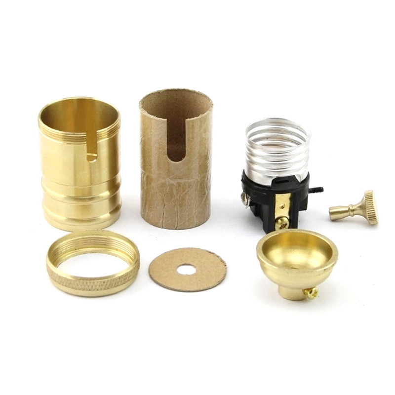 Lampenfassung Jahrgang Edison Glühbirne E26 E27 Sockel Schraube Lampensockel Aluminium Licht 110V 220V Sockel Industrie retro Anhänger Lampenfassung