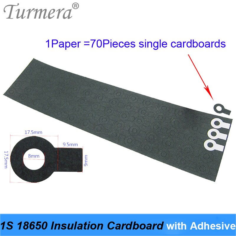 18650 batterie Isolator Isolierung Ring Klebstoff Karton Papier für 18650 21700 26650 32700 Lifepo4 Batterie Pack Verwenden M2 Turmera