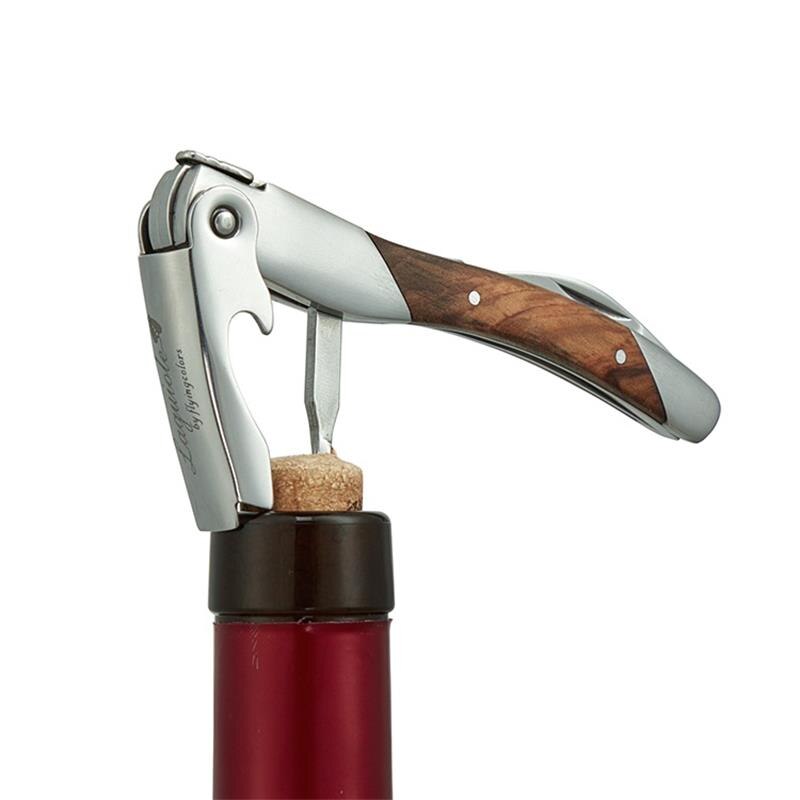 Laguiole saca-rolhas abridor de vinho faca punho de madeira sommelier cerveja pode abridores de garrafa folha de aço inoxidável cortador utensílios de cozinha