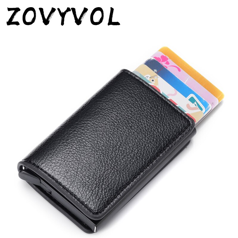 Zovyvol Bankkaart Portefeuilles Mannen Credit Card Houders Business Id Card Case Mode Automatische Rfid Kaarthouder Aluminium