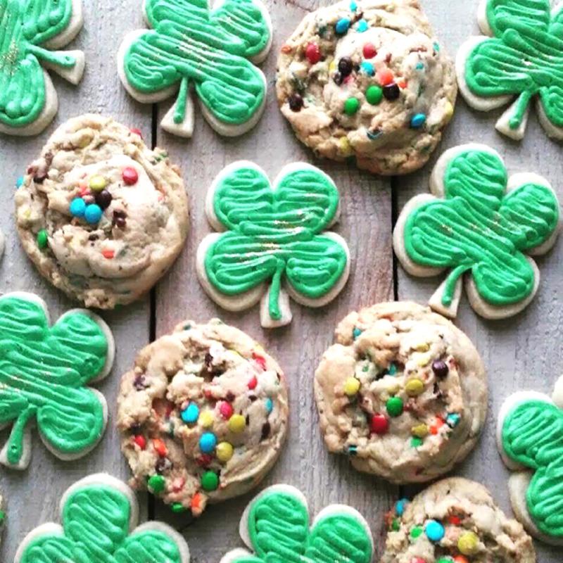 Stainless Steel Four Leaf Clover Shamrock Cookie Cutter St. Patrick&#39;s Day Biscuit Bread Molds Cookie Tools Bakeware Kitchen