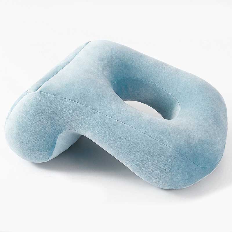 Oreiller de bureau pour la sieste et le cou, avec ajouré, pour le dos et le visage, décoration de la maison