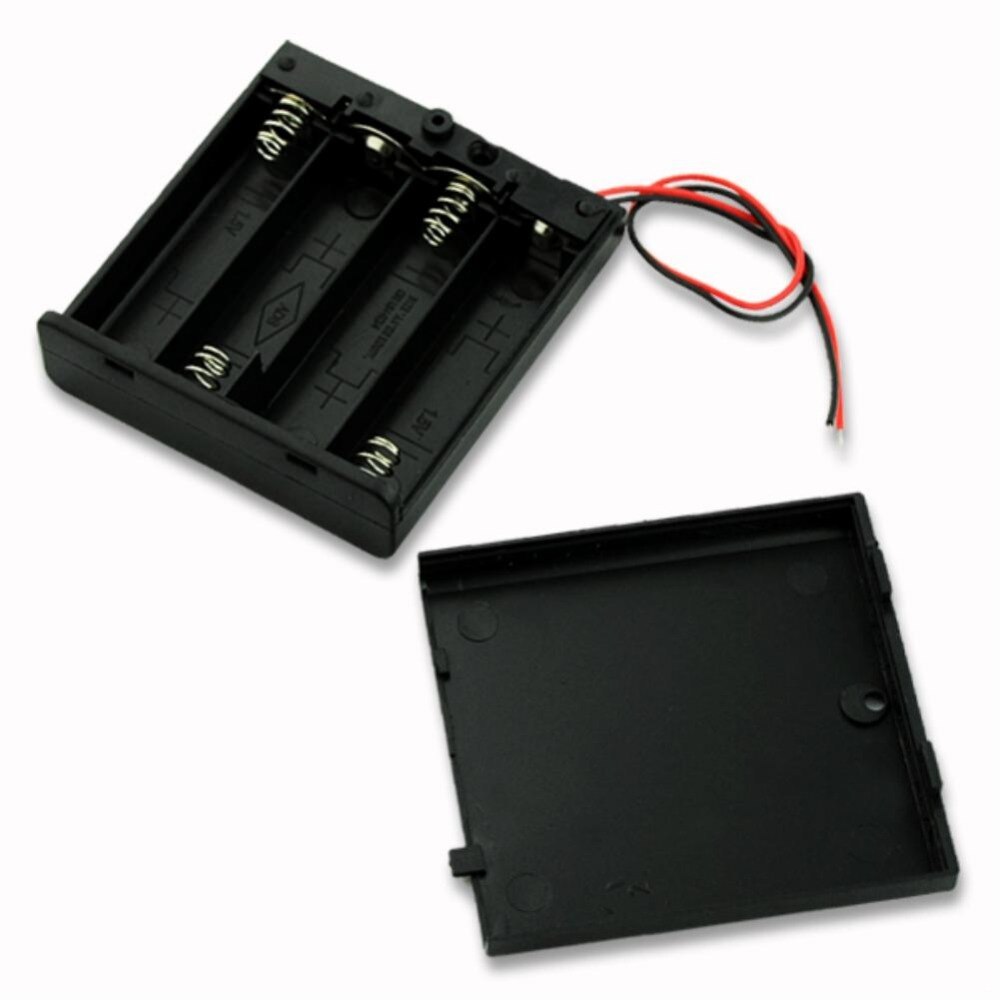 6 Stile --- 4 AA,3 AA, 2 AA, 2A Batterie Halfter fallen Kasten Mit an aus Schalter Schwarz externa para celular 4 AAA,3 AAA,2 AAA bateria