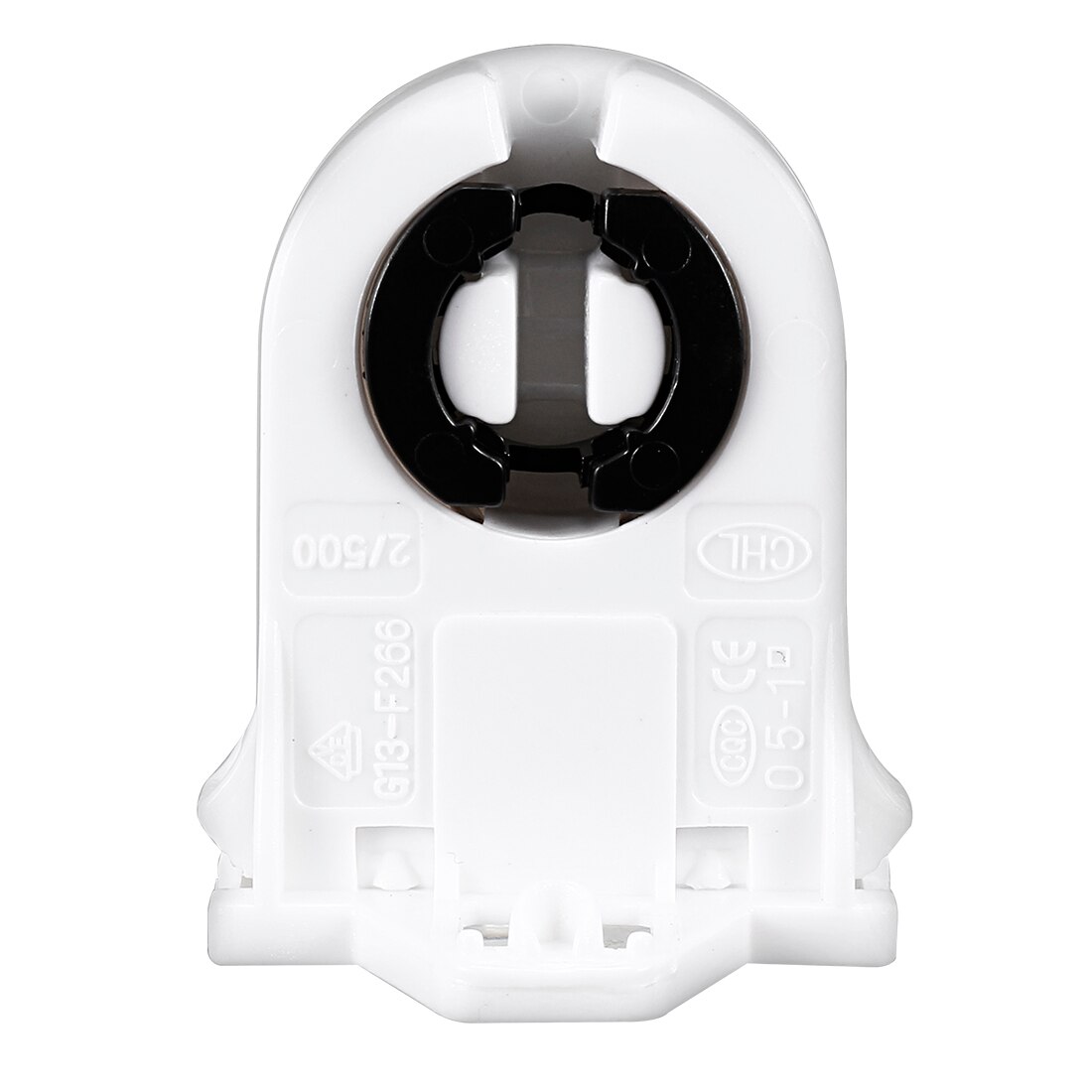 uxcell 2-10pcs 2A T8 Socket G13 Base Fluorescent Lamp Holder Light Accessory Parts White