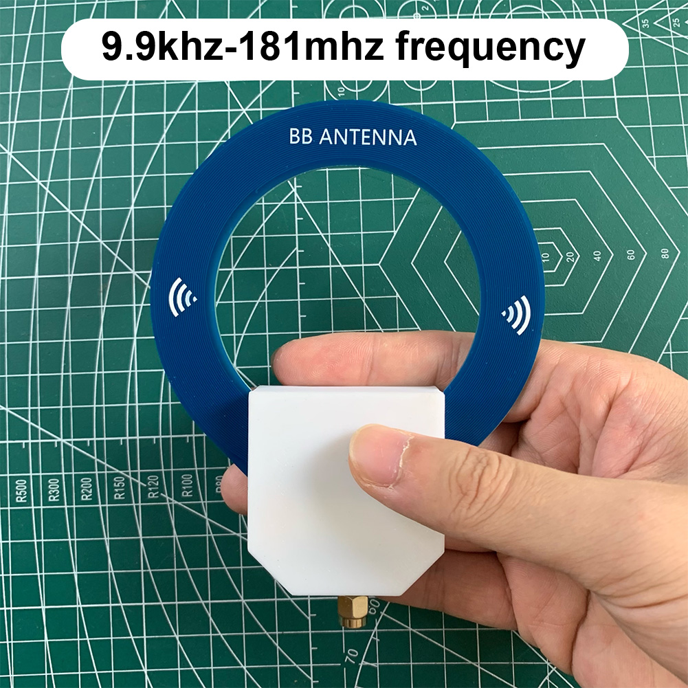 9,9 KHz-181 MHz Breitbandantenne, kreisförmige Breitbandantenne, kleiner Ring-BB-Antenne für Malachit-SDR-Empfänger, TEF6686-Empfänger