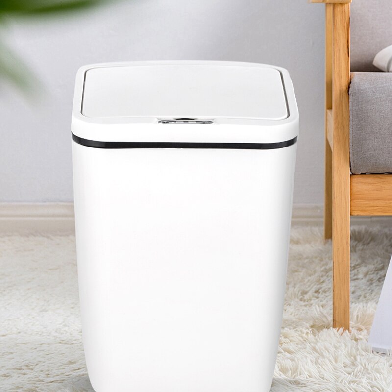 Automatic Sensor Dustbin Smart Sensor Trash Can Induction Waste Bin ABS+PP Eco-Friendly Dustbin Household Trash Bin 12L