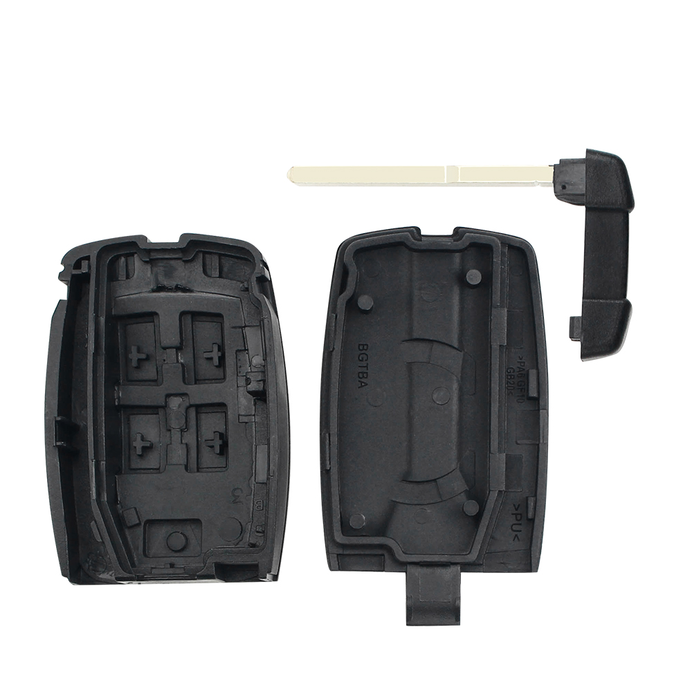 KEYYOU-carcasa de repuesto para llave de coche, 5 botones, sin cortar, para Land Rover Freelander 2 Discovery Remote