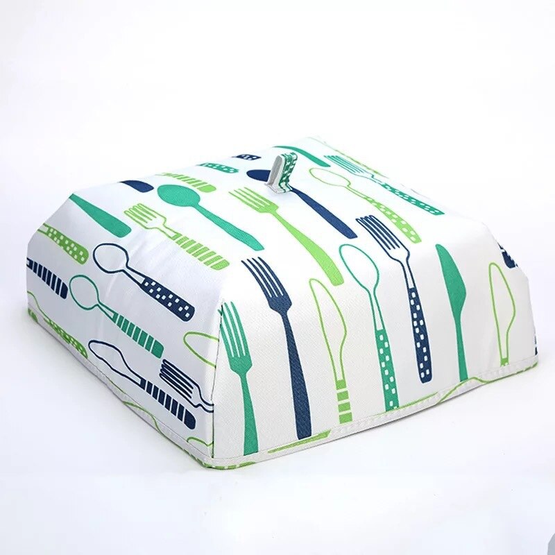 Foldable Food Covers Keep Warm Aluminum Foil Thermal Food Dust Cover Dishes Insulation Useful Kitchen Gadgets Accessories: A