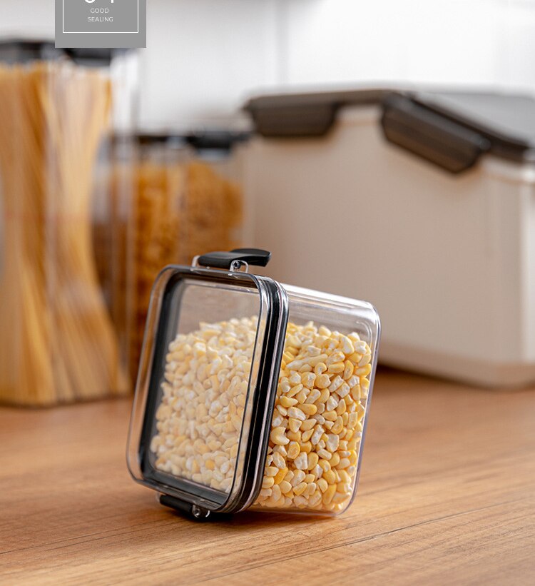 Set food storage container plastic kitchen refrigerator noodle box multi-grain storage transparent sealed storage containers