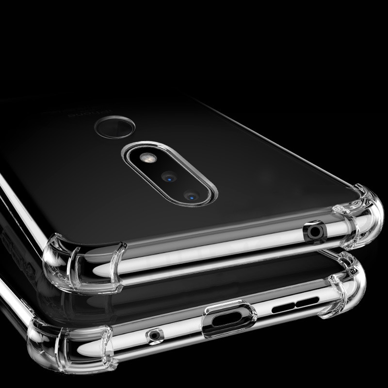 Flexible Soft Case For Nokia 2.2 8.1 1 3.1 5.1 Plus 4.2 3.2 9 PureView X7 7.1 Shockproof Transparent Silicone Phone Case
