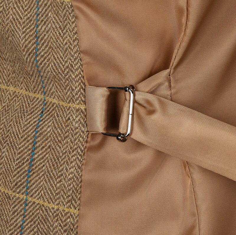 Grote Plaid Mannen Vesten Jurk Britse Stijl Mannen Gilet Business Casual Slim Fit Heren Vest Bruiloft Party Prom Vest voor Mannen