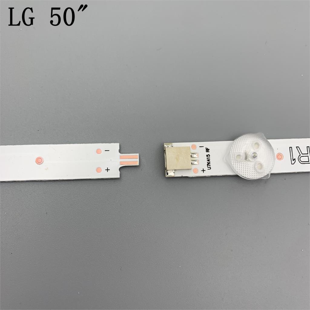 Hd -lampa led -bakgrundsbelysningslist för  lg 50 la 6200 50 la 6205 50 la 6208 50 ln 5100 50 ln 5130 50 ln 5200 - ua -ubbar kit tv -ledband