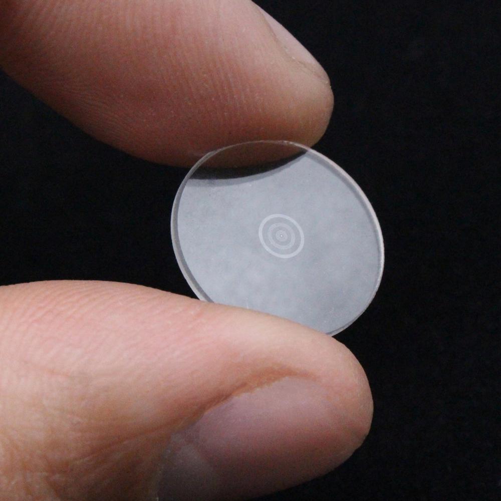 Diameter 16 mm/20 mm Concentric Circles Microscope Eyepiece Micrometer Calibration Slide Accessories Microscope Ocular Graticule