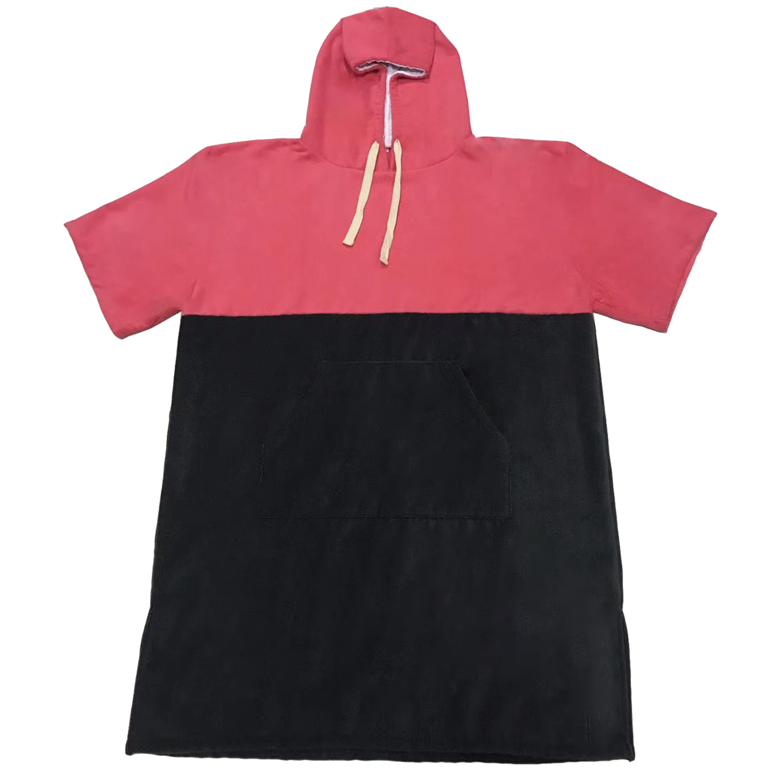 Schwimmen Tauchen Mit Kapuze Bademantel Verdicken Ändern Kleid Poncho warm Halten Mikrofaser Handtuch Winddicht Winter Surfen Schnell Trocknend Mantel: Rosa