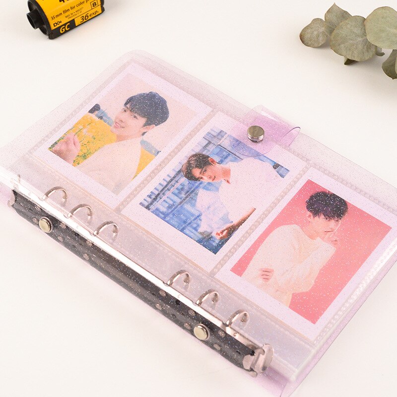 150 Pockets Photo Frame Transparent Loose Leaf Binder Notebook Inner Core Cover Note Book Planner Office Stationery Supplies