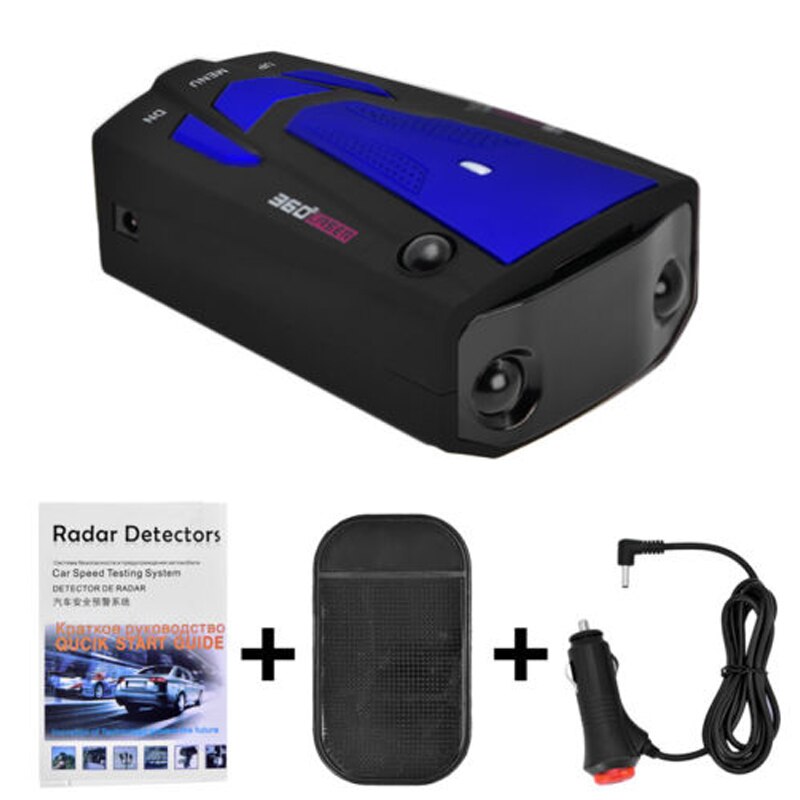 Vehemo 360 Degrees V7 Speed Control Detector Car Detector Full Band Scanning Universal Voice Alert Warning Touching Key