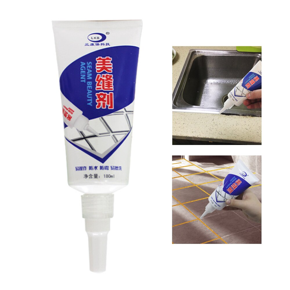 180Ml Tegel Kloof Filler Waterdicht Meeldauw Witte Muur Reparatie Latex Verf Epoxy Grout Mooie Naad Verf Cleaner Voor Floor reparatie