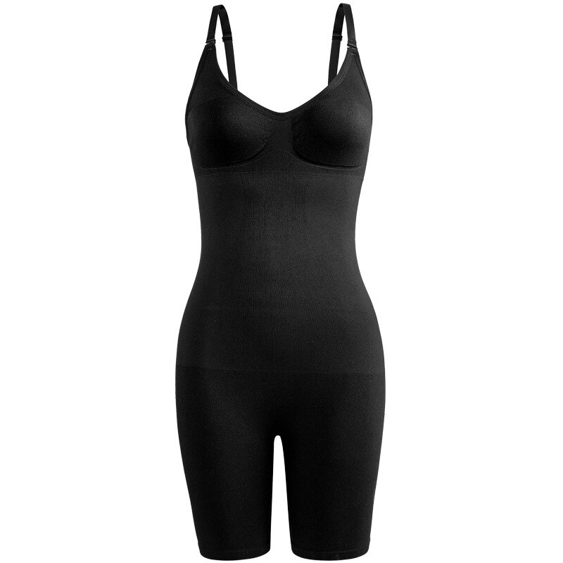 Body moldeador sin costuras para mujer, ropa moldeadora de cintura adelgazante, realce de glúteos, corsé reductor: Black / XXL-3XL