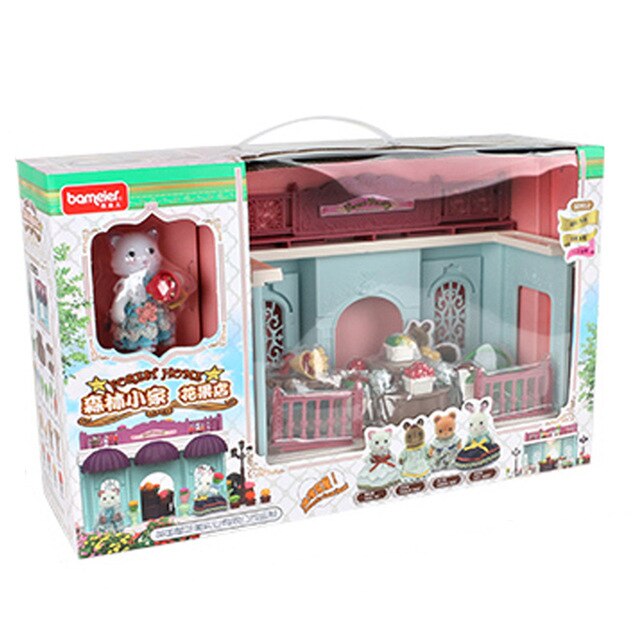 Bambino FAI DA TE Giocattoli Casa di Bambola Foresta Famiglia Villa di Musica per Pianoforte di Bambola In Miniatura Casa Delle Bambole Regali Di Compleanno Creature Villa Per La Ragazza Del Prodotto: SD 912