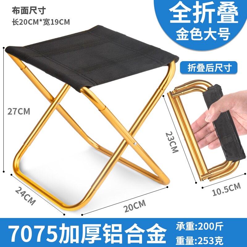 Camouflage Shrink Fishing Folding Chair Medium Leisure Chairs Fishing Tackle Tool Lightweight Outdoor Portable Fishing Chair: 2