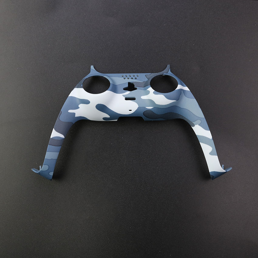 Per PS5 Gamepad Camouflage decorazione striscia sostituzione Shell decorazione striscia PS5 Joystick Controller DualSense: Camouflage blue