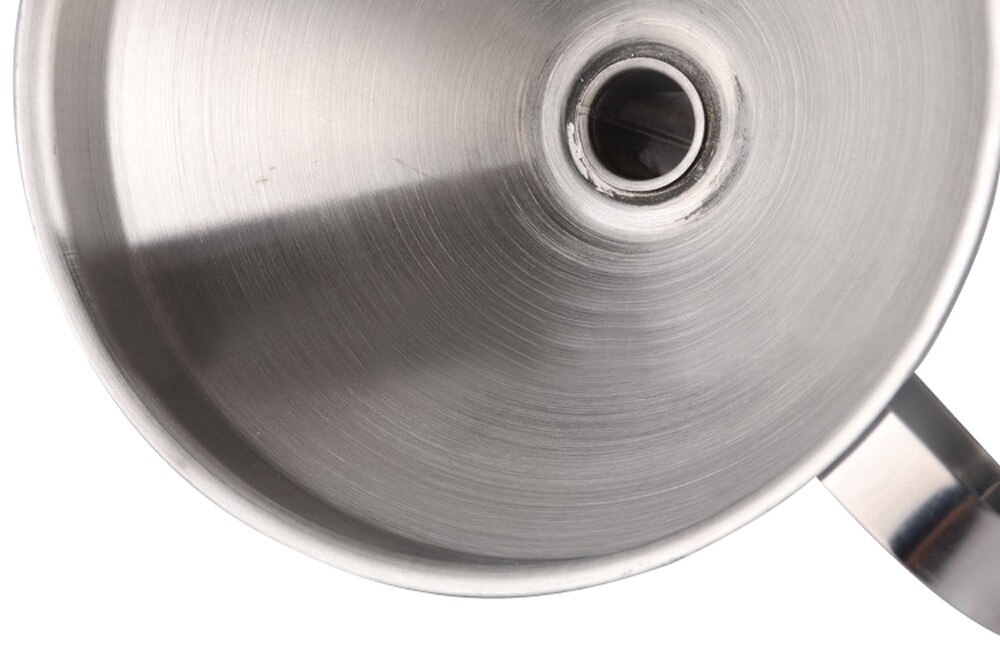 Kitchen Stainless Steel Funnel With Detachable Strainer Large Wide Mouth kichen accessories home gadgets funnel stainless steel
