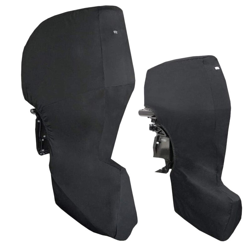600D Boat Full Motor Cover 100-150 HP Waterproof Outboard Engine Protector for Boat Motors