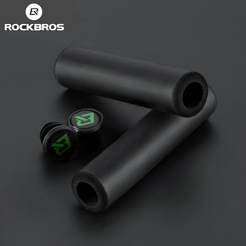 ROCKBROS Cykelhandtag MTB Silikonsvamp - 13cm Längd - Aluminiumlegering