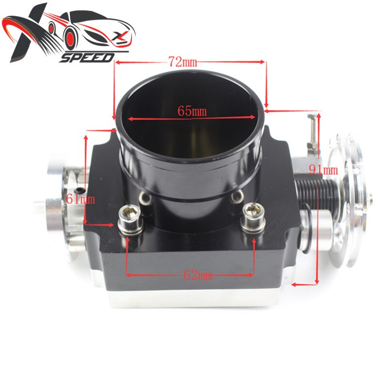 For RB20DET 65MM Throttle Body Nissa* RB20 Universal High Performance Intake Manifold XX-TBVQ65MM