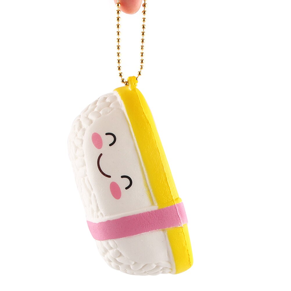 Cute Sushis Pendant Squishys Slow Rising Stress Reliever Kids Adults Squeeze Toys squeeze Squishys stress relief toy