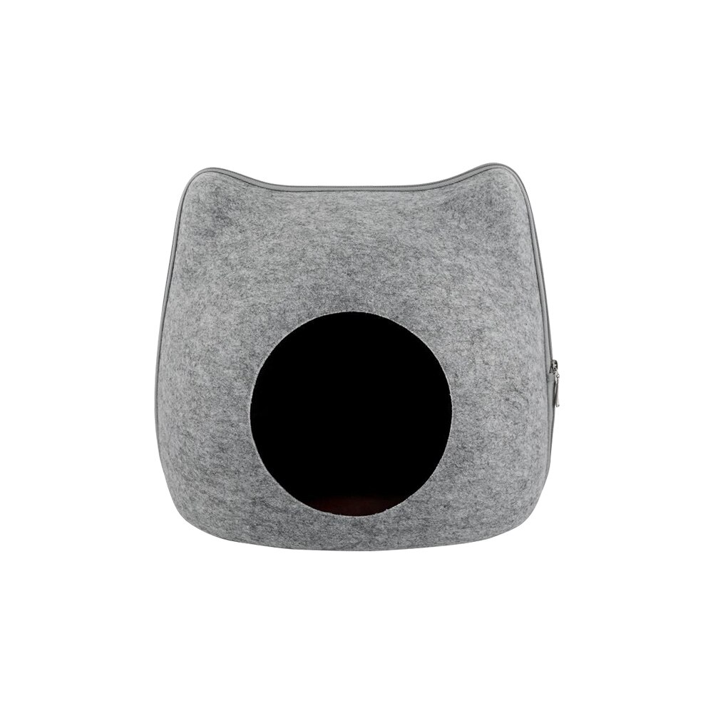Cat Pet Cave Cat Cave Bed Cat Bed for Cats Kittens Pets: Light grey