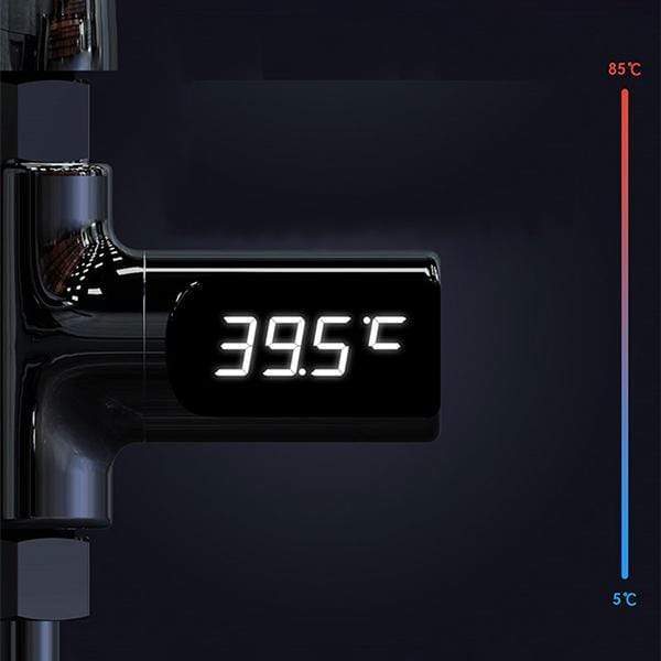 Douche Thermometer Led Display Celsius Water Temperatuur Meter Monitor Elektriciteit Douche Thermometer 360 Graden Rotatie Flow