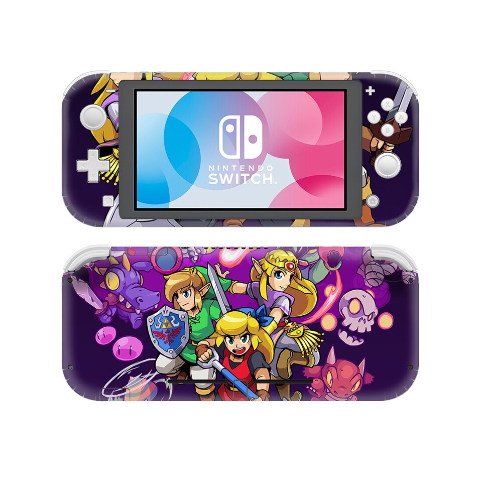 Pegatina de piel de vinilo para Nintendo Switch Lite NSL película protectora calcomanía cubierta de pieles: YSNSL0114