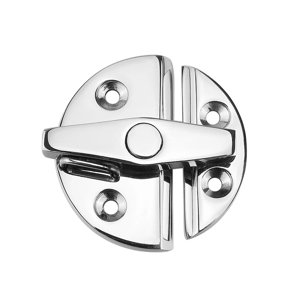 1 Stuk Boot Deur Vangst Klink 180 ° Marine Kast Slot 316 Rvs Ronde Vangst Klink Hardware Accessoires