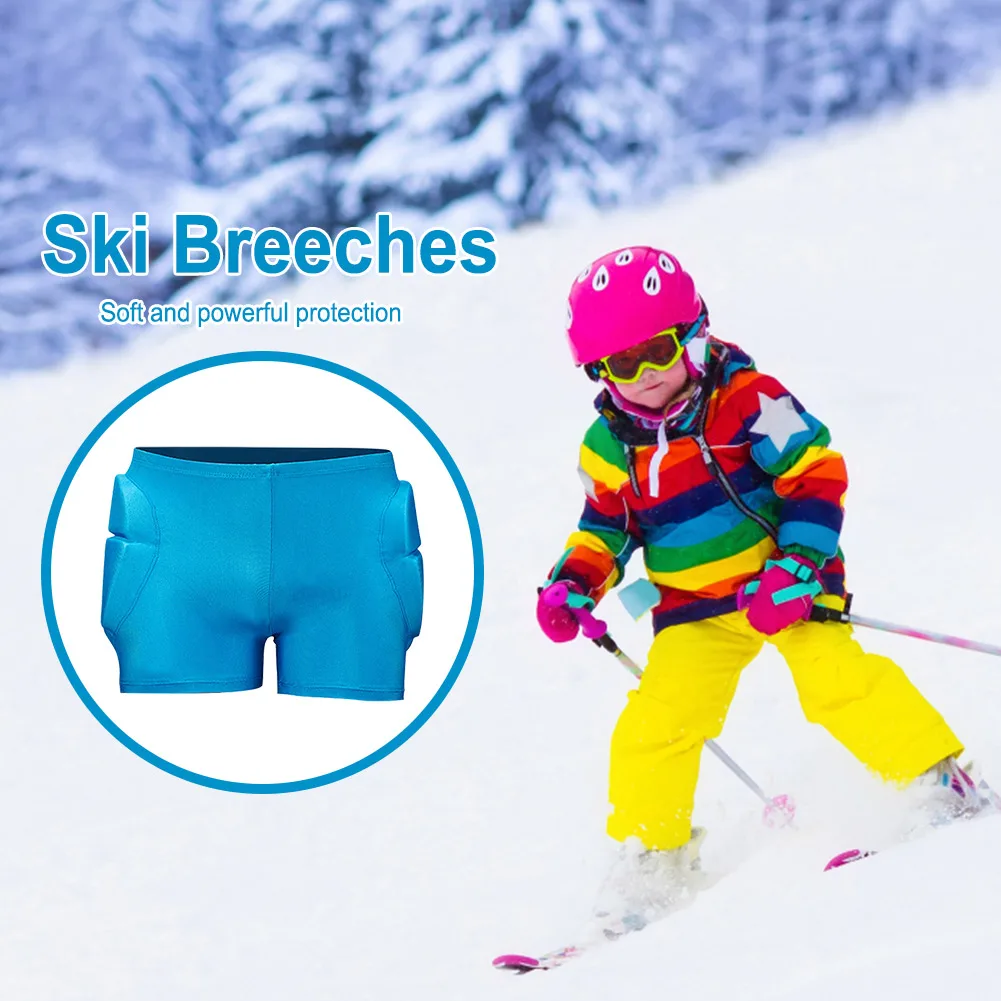 Pantalones cortos de protección de cadera para Snowboard, pantalones cortos de esquí para niños, patinaje sobre ruedas, Hockey, montar en bicicleta, accesorios deportivos cortos