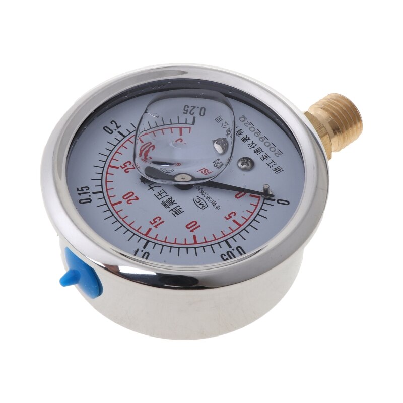 0-60MPa Radial Iron Manometer High Accuracy Air Oil Water Hydraulic Pressure