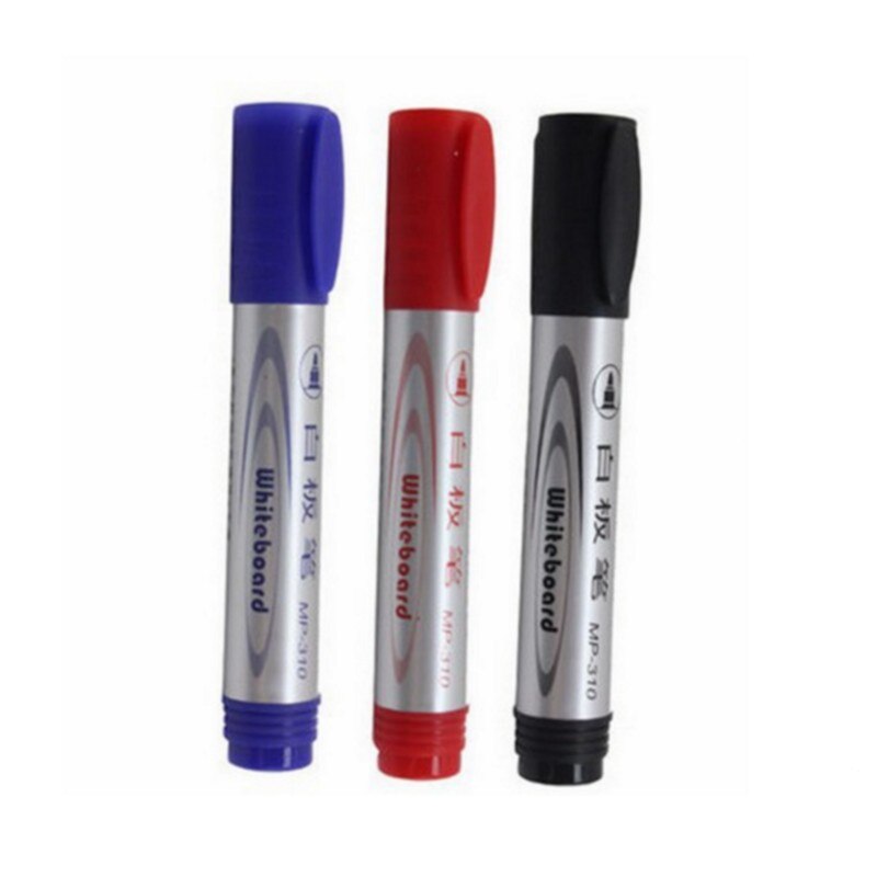 1 pcs Erasable Marker Pen Repeated Filling Whiteboard Marker Pen School Dry Erase Markers Blue Black Red Office Supplies