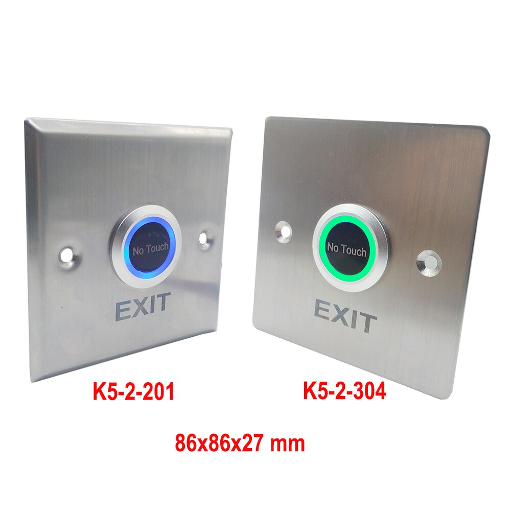 Touchless Door Access Control Release Switch IR Contactless No Touch Infrared Exit Button