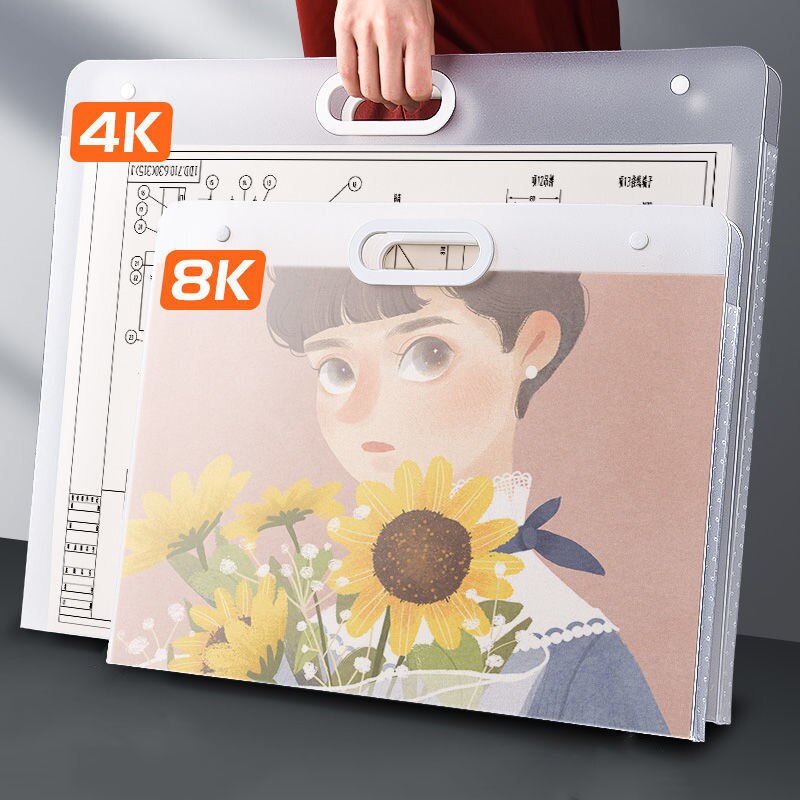 Drawing Paper Drawing Bag Storage Works Favorites Children's Drawing Storage Bag Painting Drawings Art Album