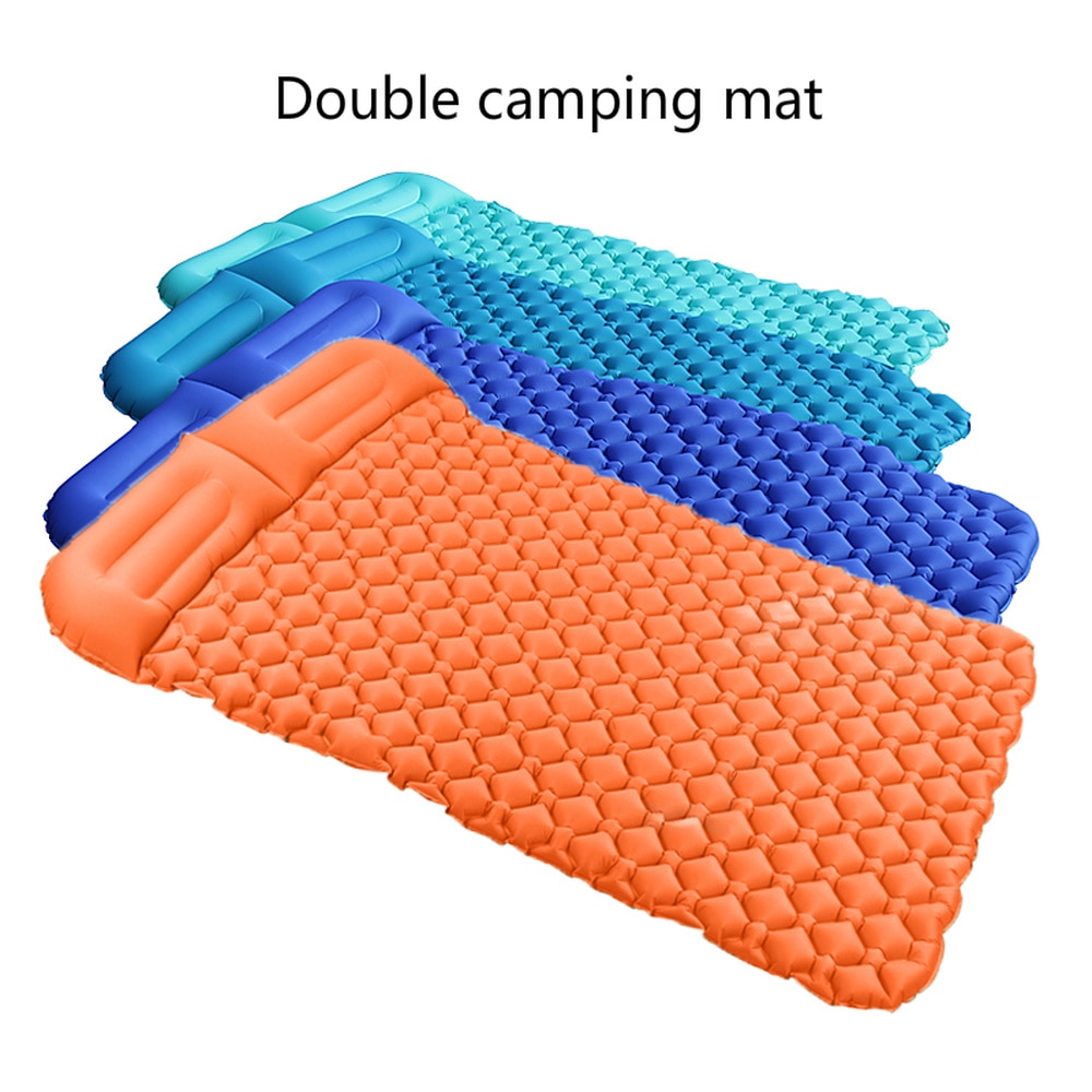 Opblaasbare Kamp Matras/Self Opblaasbare Matrassen/Opblaasbare Matras Slapen Pad Outdoor 2 Persoon Kamp Mat Tent Mat Reizen