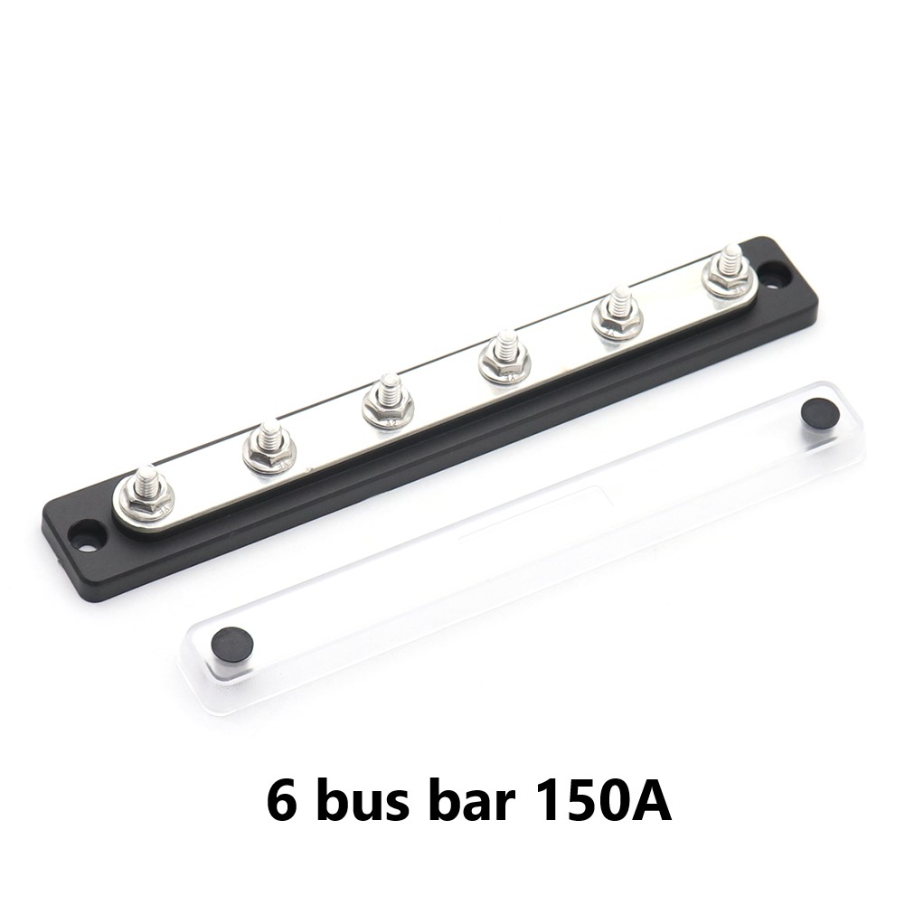 Bus Bar Power Distribution Block Terminal Block Automotive Truck Marine Vehicle with Clear Transparent Cover RV 48V 100 150 Amp: 06
