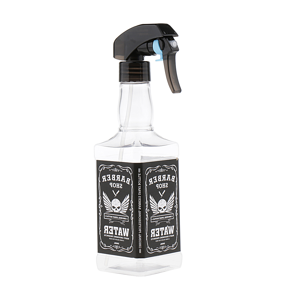 Empty Spray Bottle Plastic 500ml Safe Trigger Sprayer for Cleaning Products Garden using Beauty Treatments: White