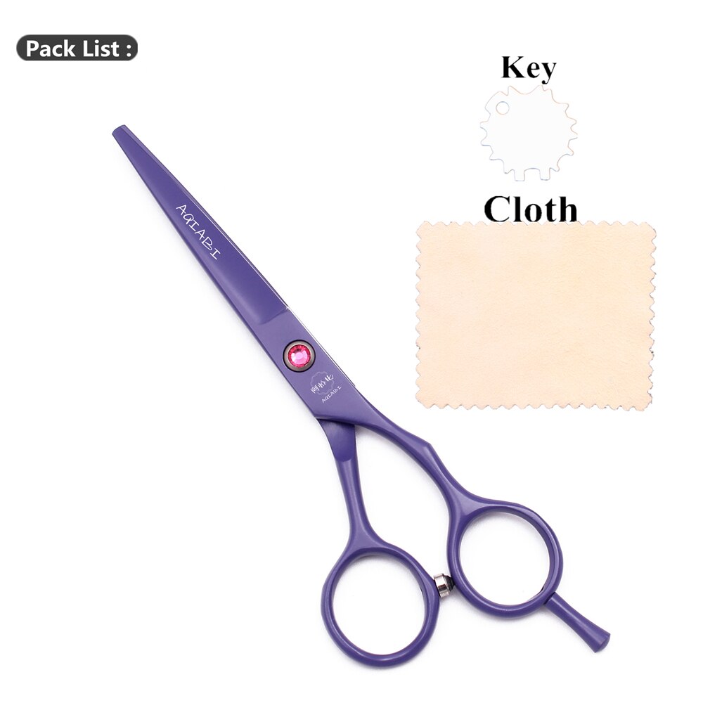 5.5" AQIABI Hair Cut Hairdressing Scissors 440C Thinning Scissors Barber Shears Hair Scissors A1013: A1013 Zi C 55N