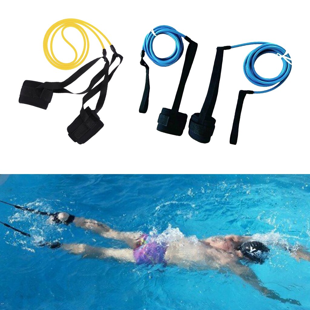 2x cintura da allenamento per nuoto cinturino alla caviglia stazionario per nuoto ginnico