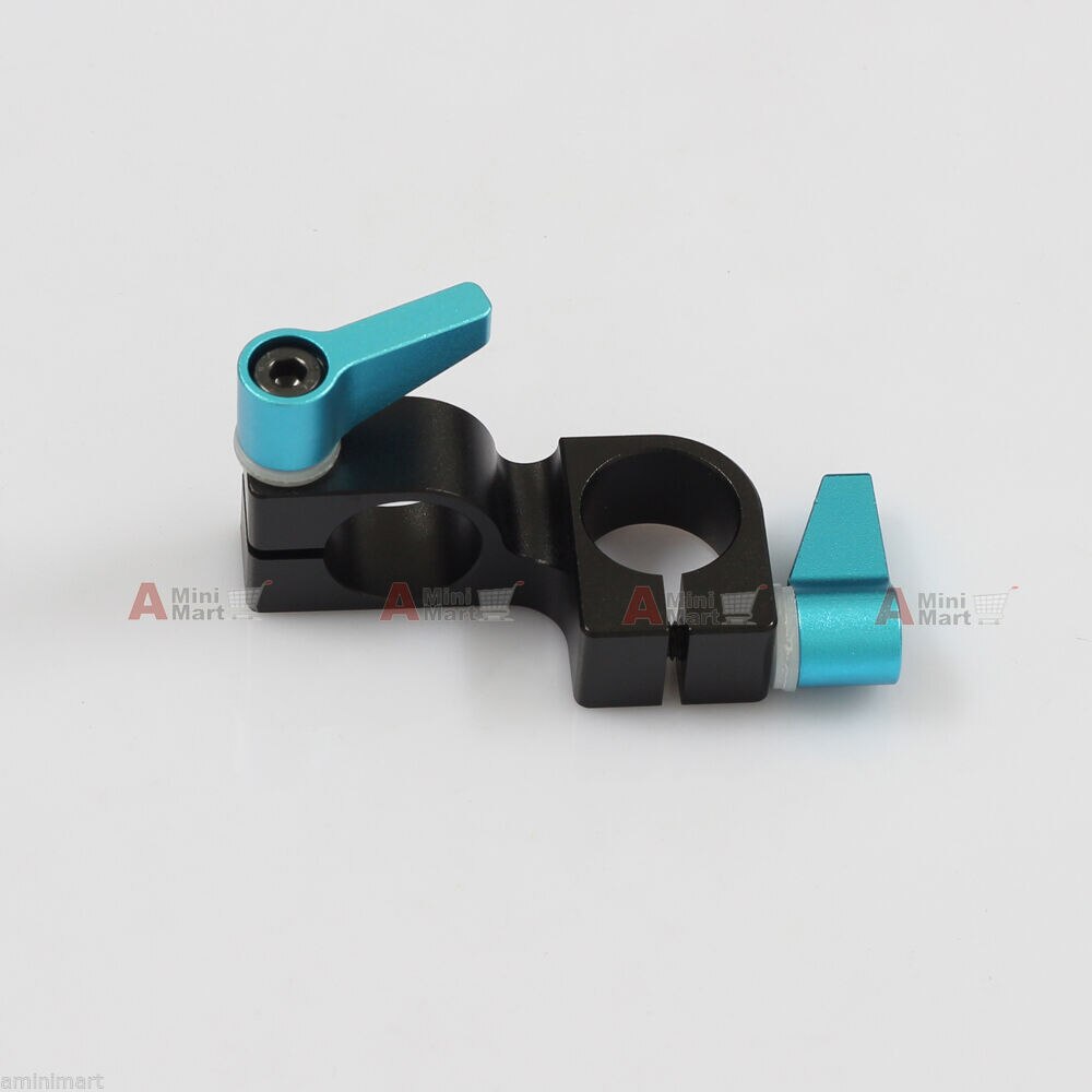 2x 90° Degree Rod Clamp Railblock Block for 15mm Rod Support Rail System DSLR Rig tripod camera