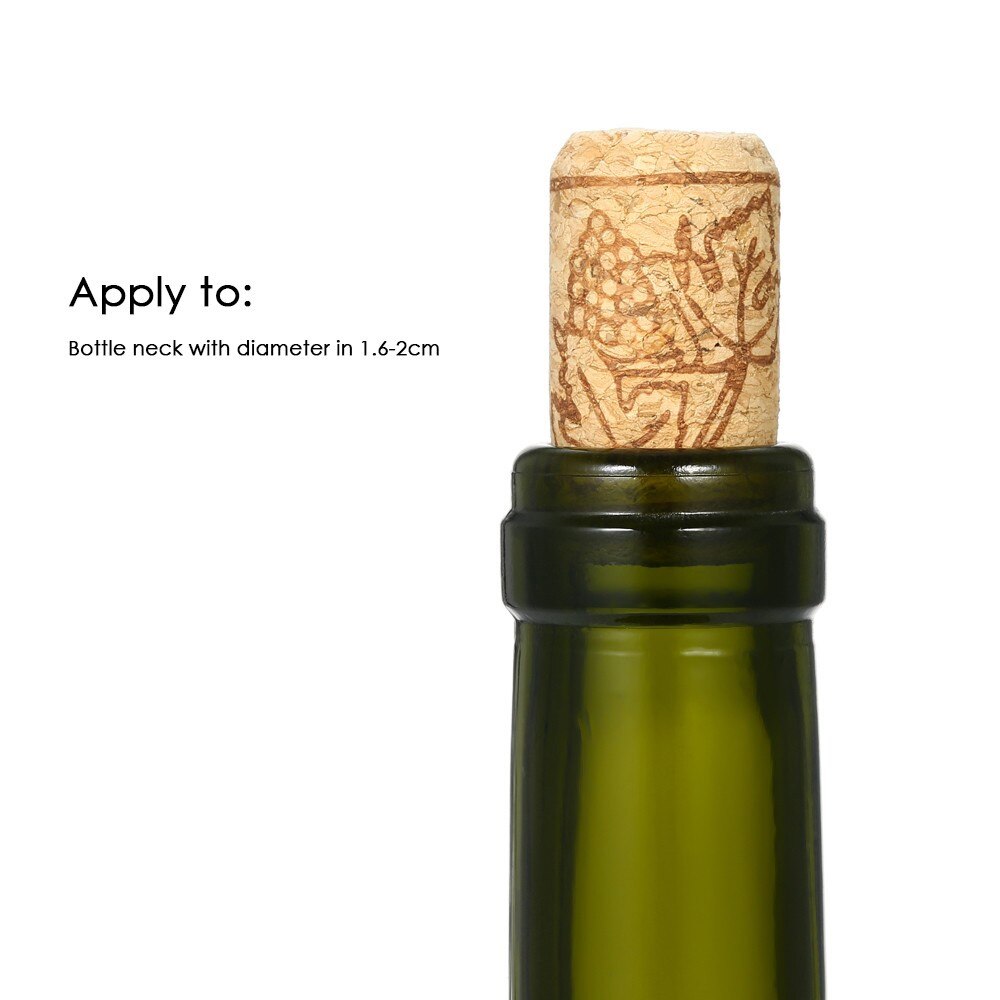 100pcs Wine Cork Reusable Functional Portable Sealing Wine Cork Wine Bottle Cover for Bottles Wine