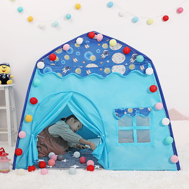 Dickere freundlicher Zelt Tipi für freundlicher Tragbare Mädchen Prinzessin Schloss Große Art drinnen Spielhaus Klapp Wigwam Tipi