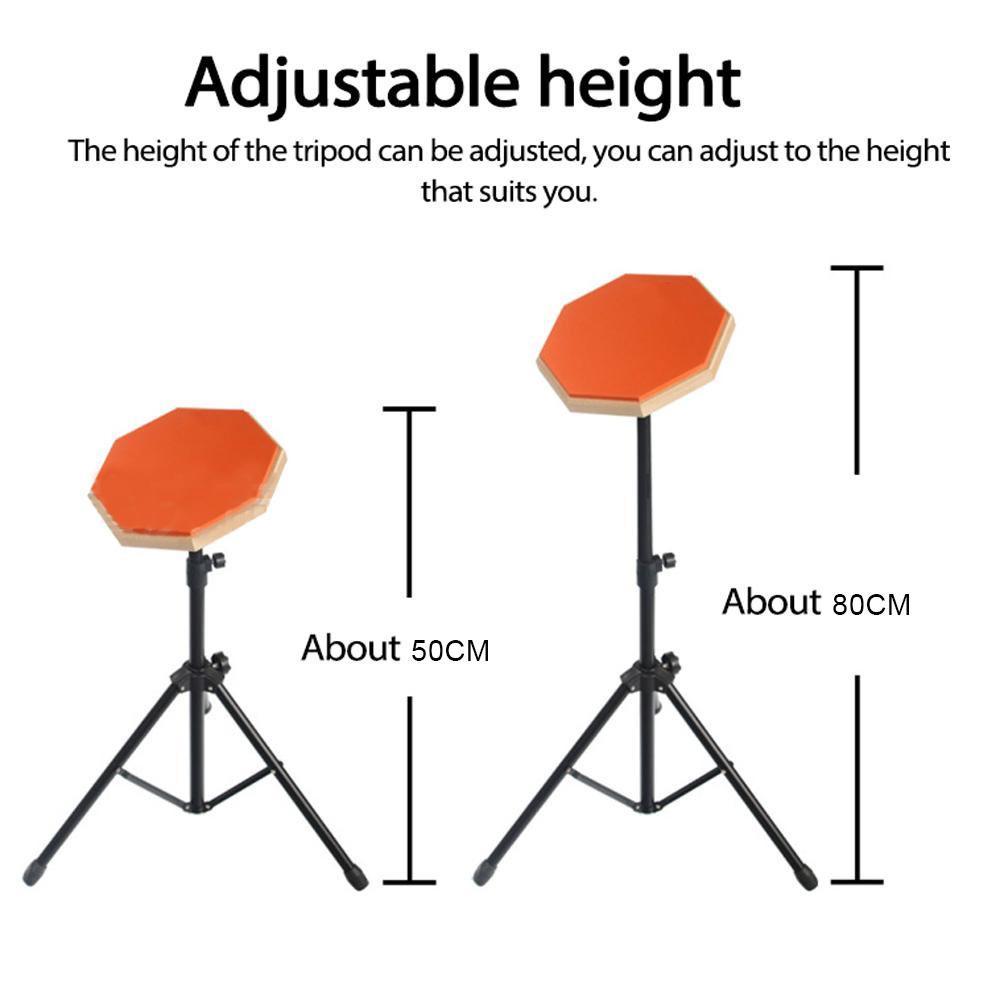 impostato di pratica per batteria muta impostato di batteria per allenamento in gomma per batteria muta in legno con supporto per esercizio di batteria jazz